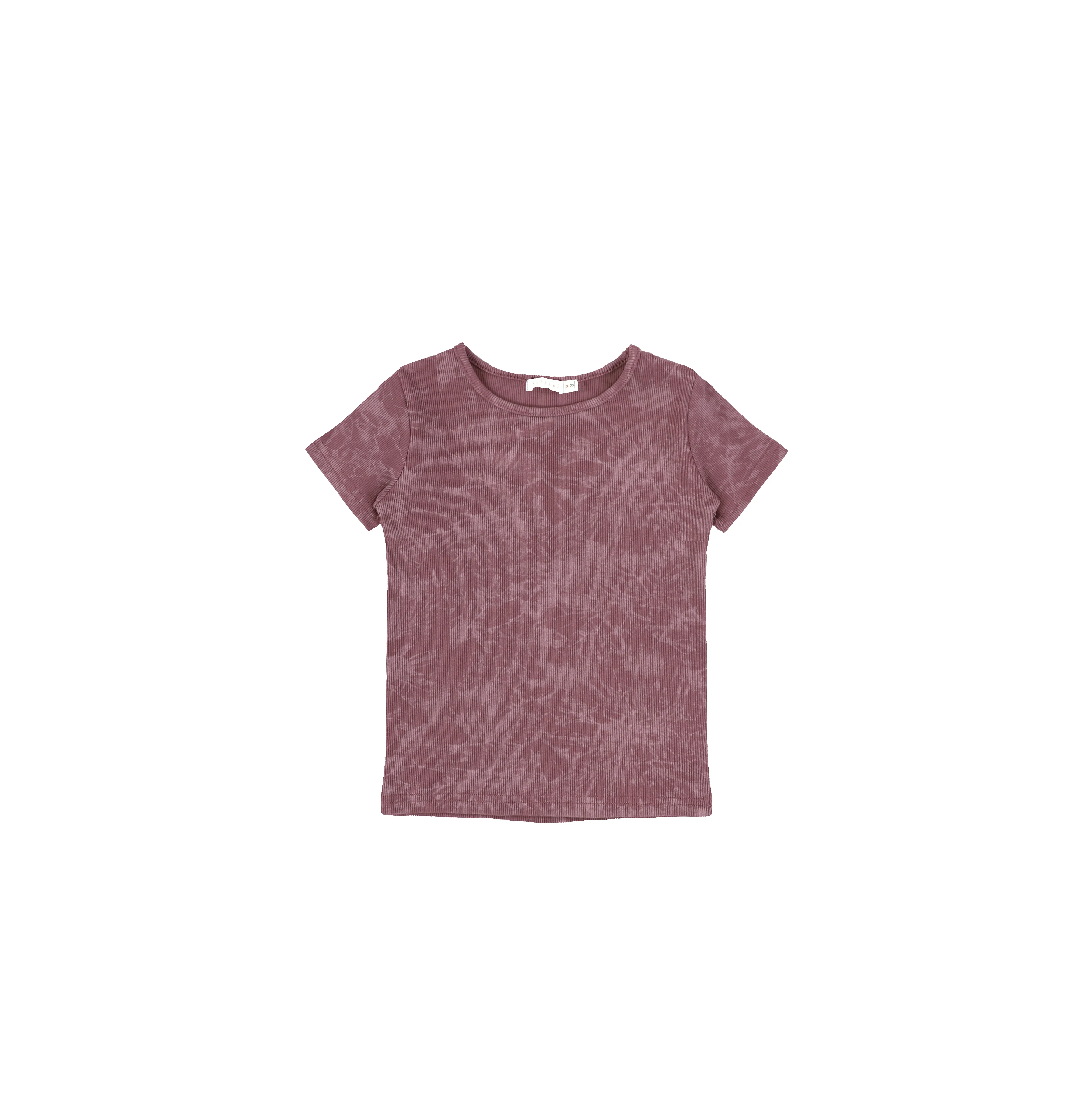 SHORT SLEEVES RIBBED WASH TSHIRT - Image 3