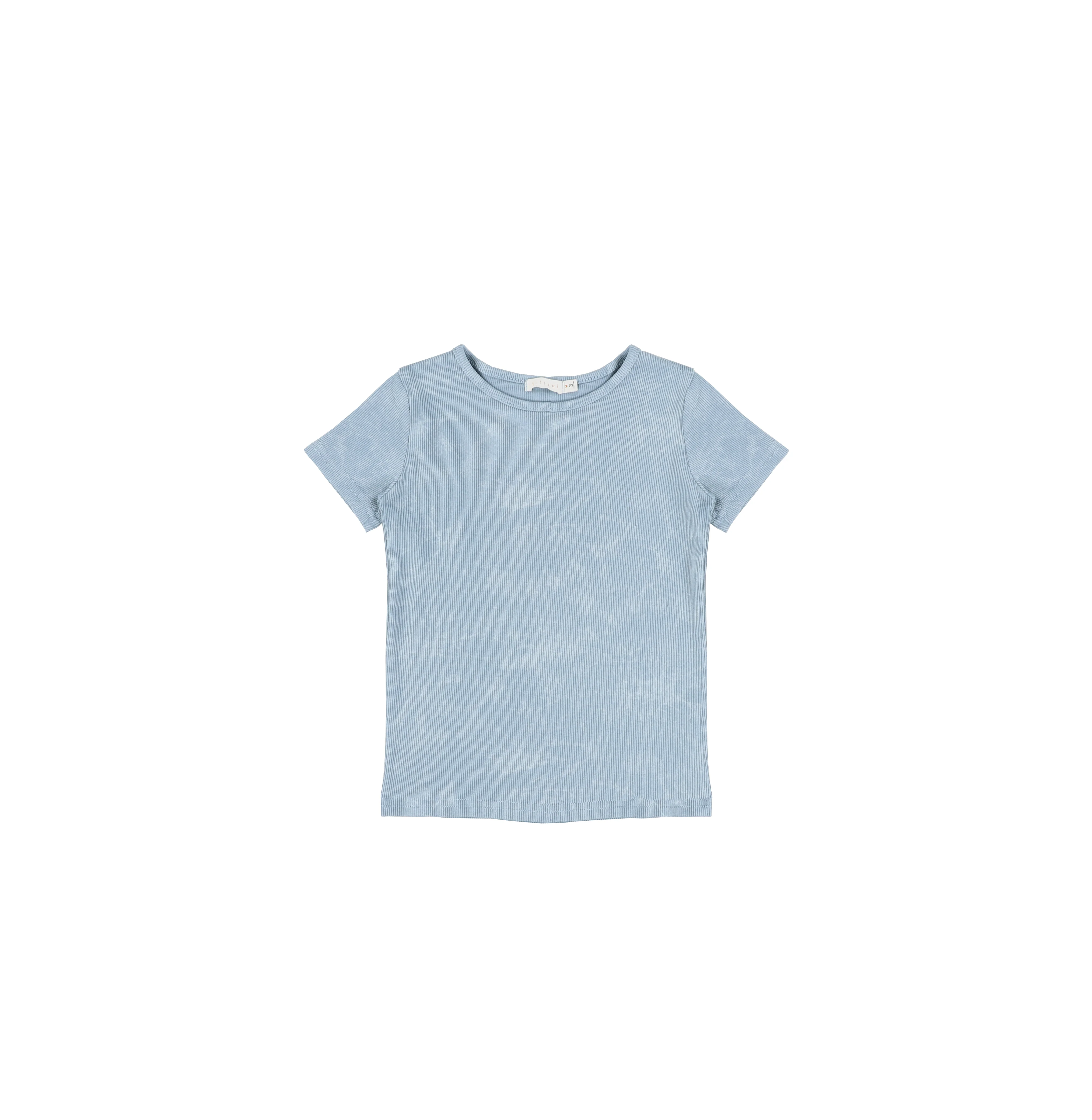 SHORT SLEEVES RIBBED WASH TSHIRT - Image 4