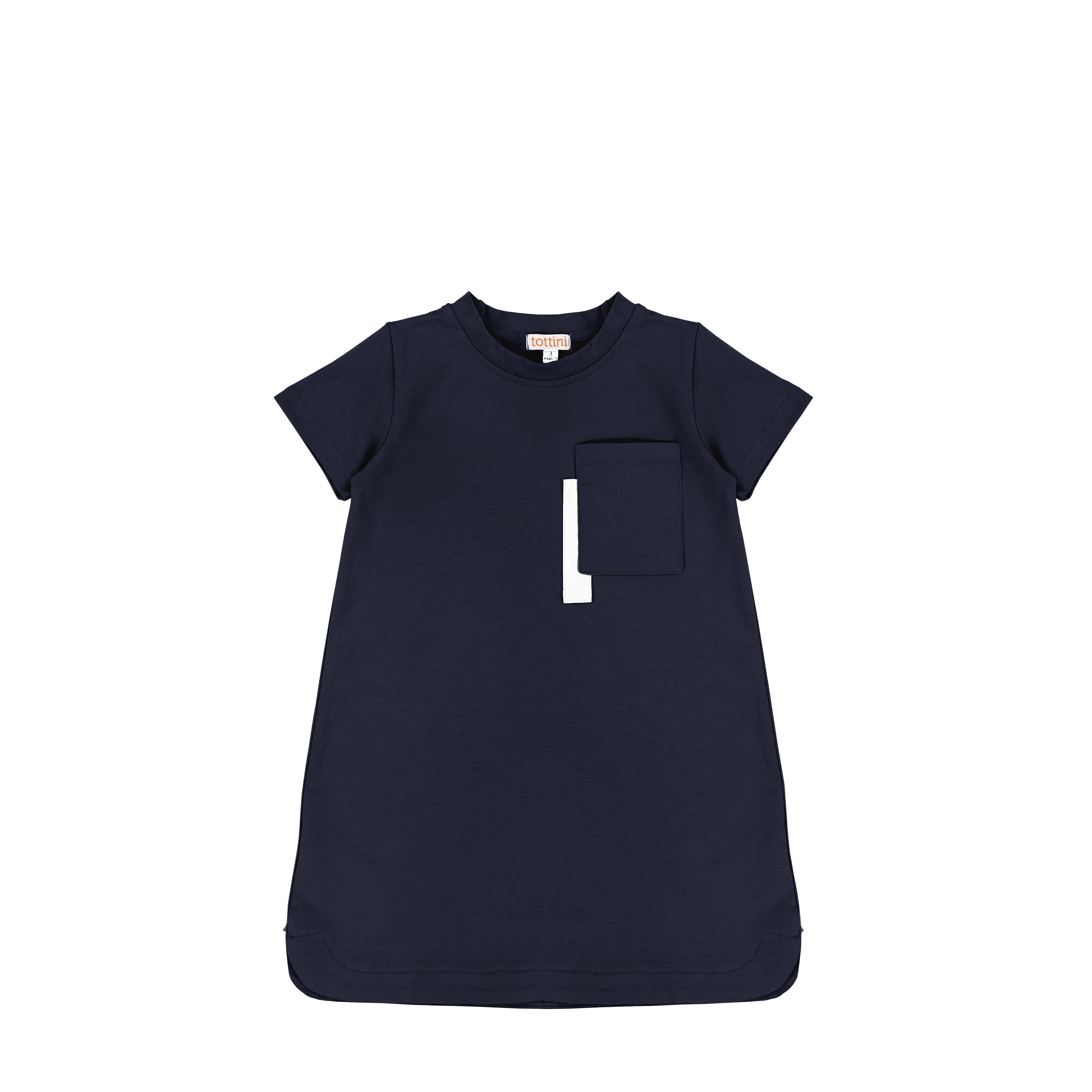 SHORT SLEEVES ROUNDED EDGE DRESS - Image 2