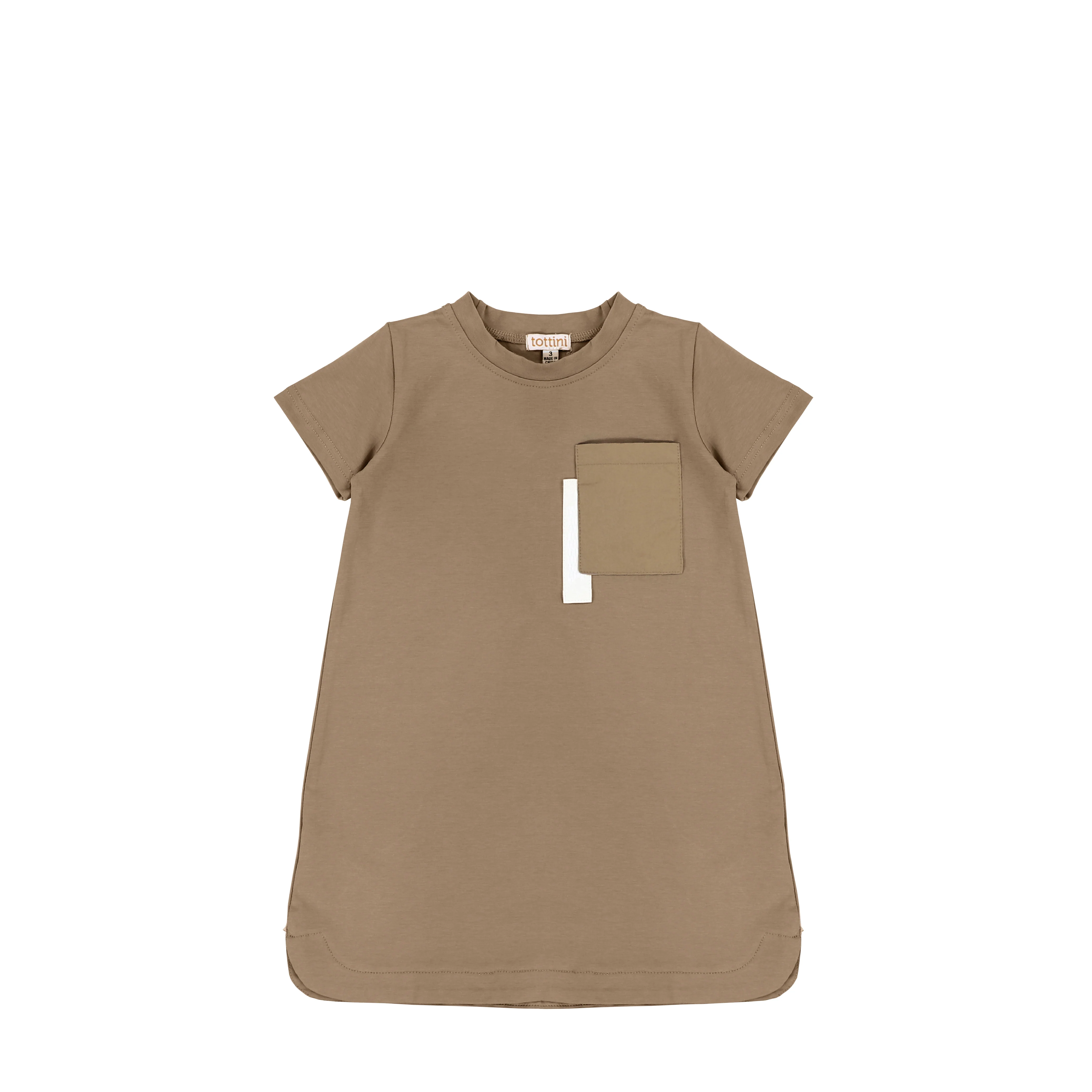 SHORT SLEEVES ROUNDED EDGE DRESS - Image 3