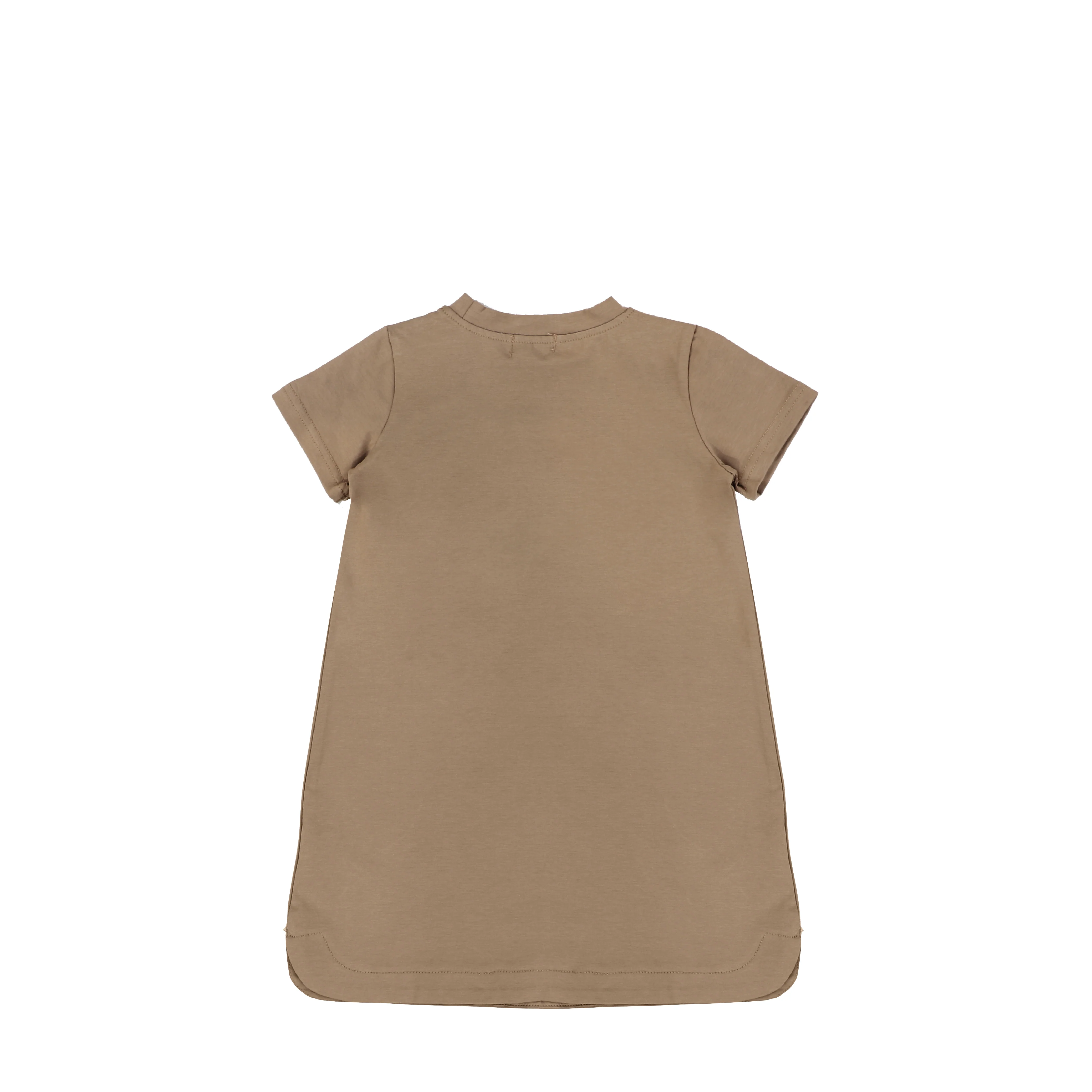 SHORT SLEEVES ROUNDED EDGE DRESS - Image 4