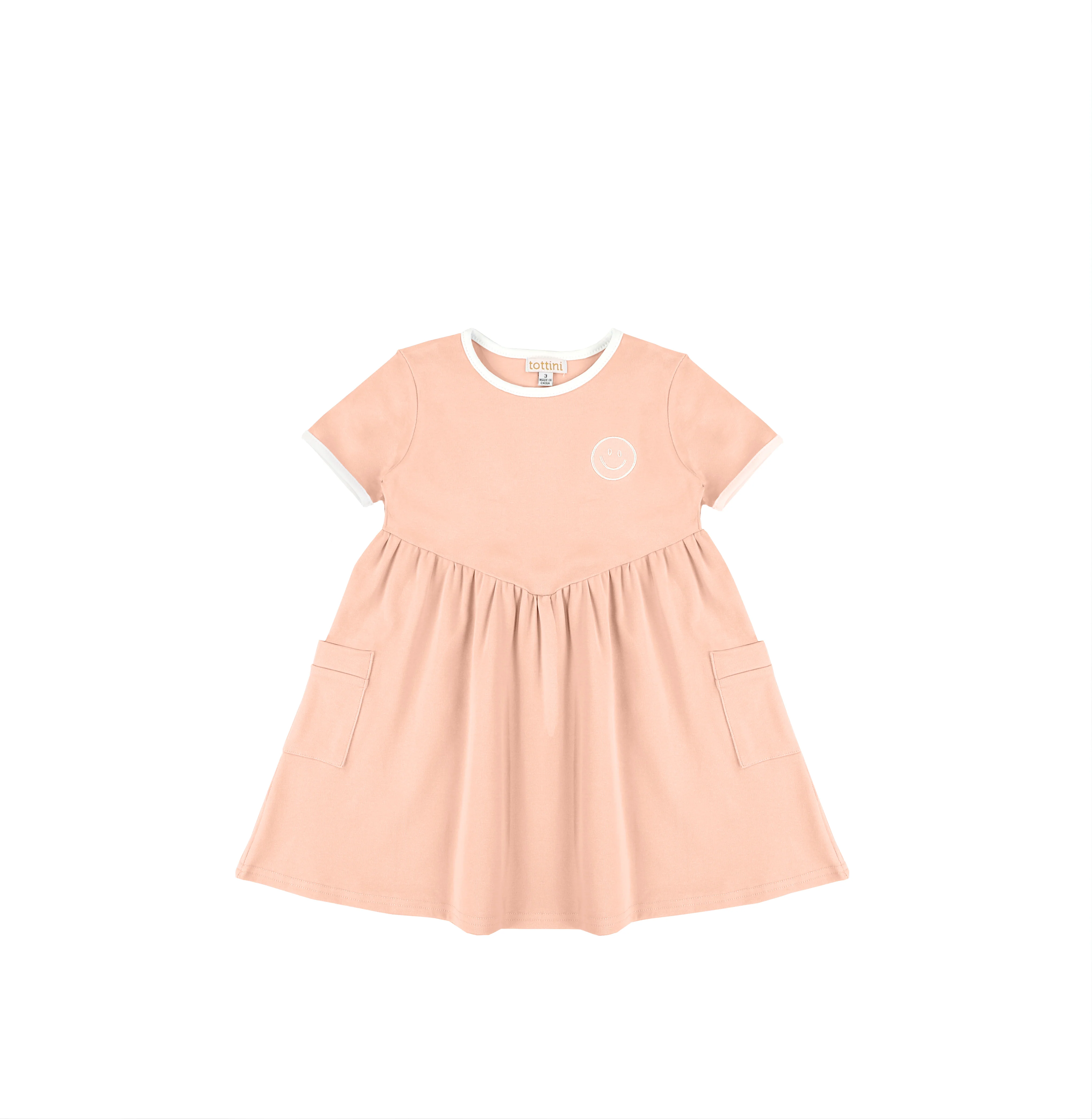SHORT SLEEVES SMILEY DRESS - Image 3