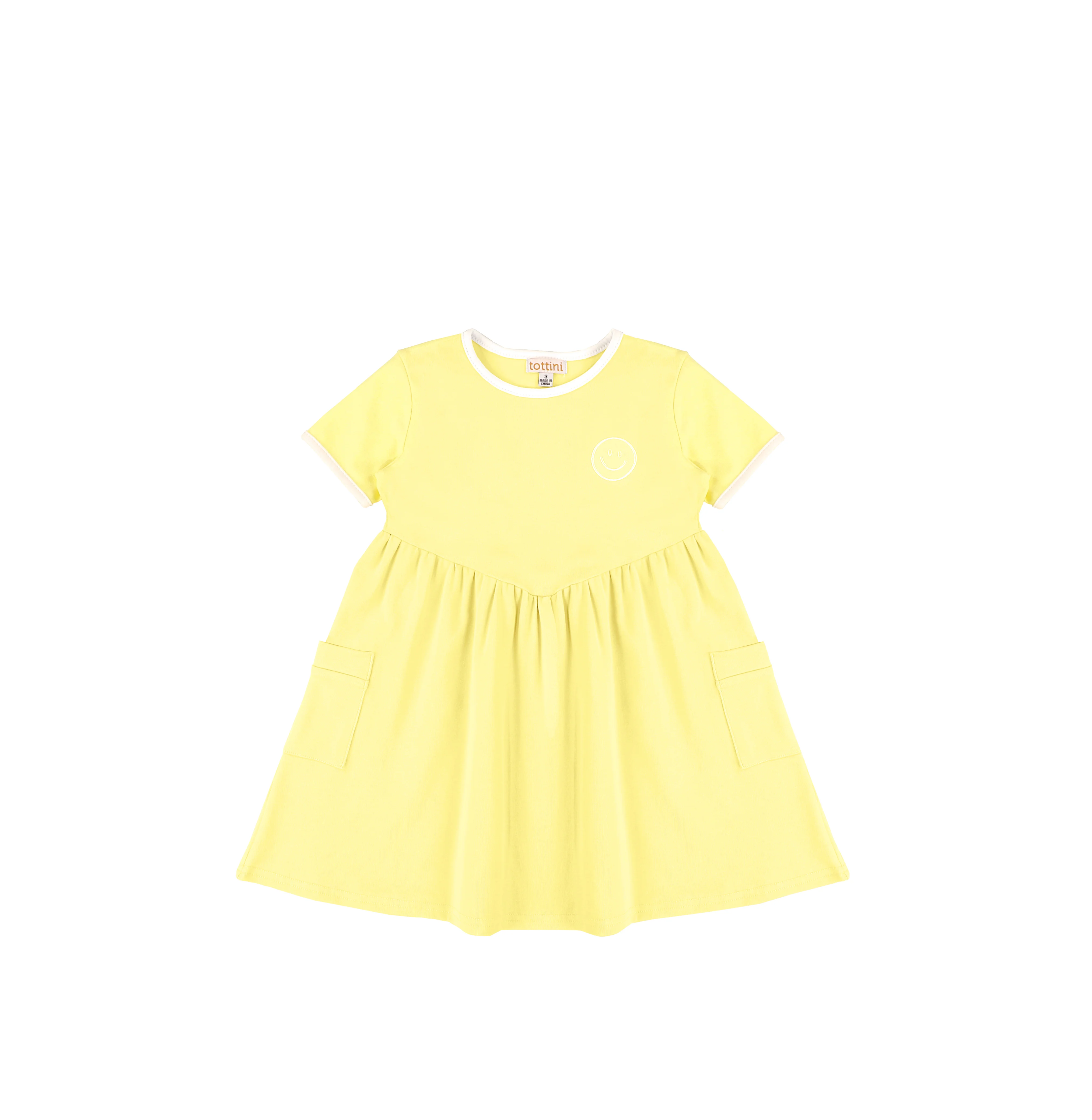 SHORT SLEEVES SMILEY DRESS - Image 4