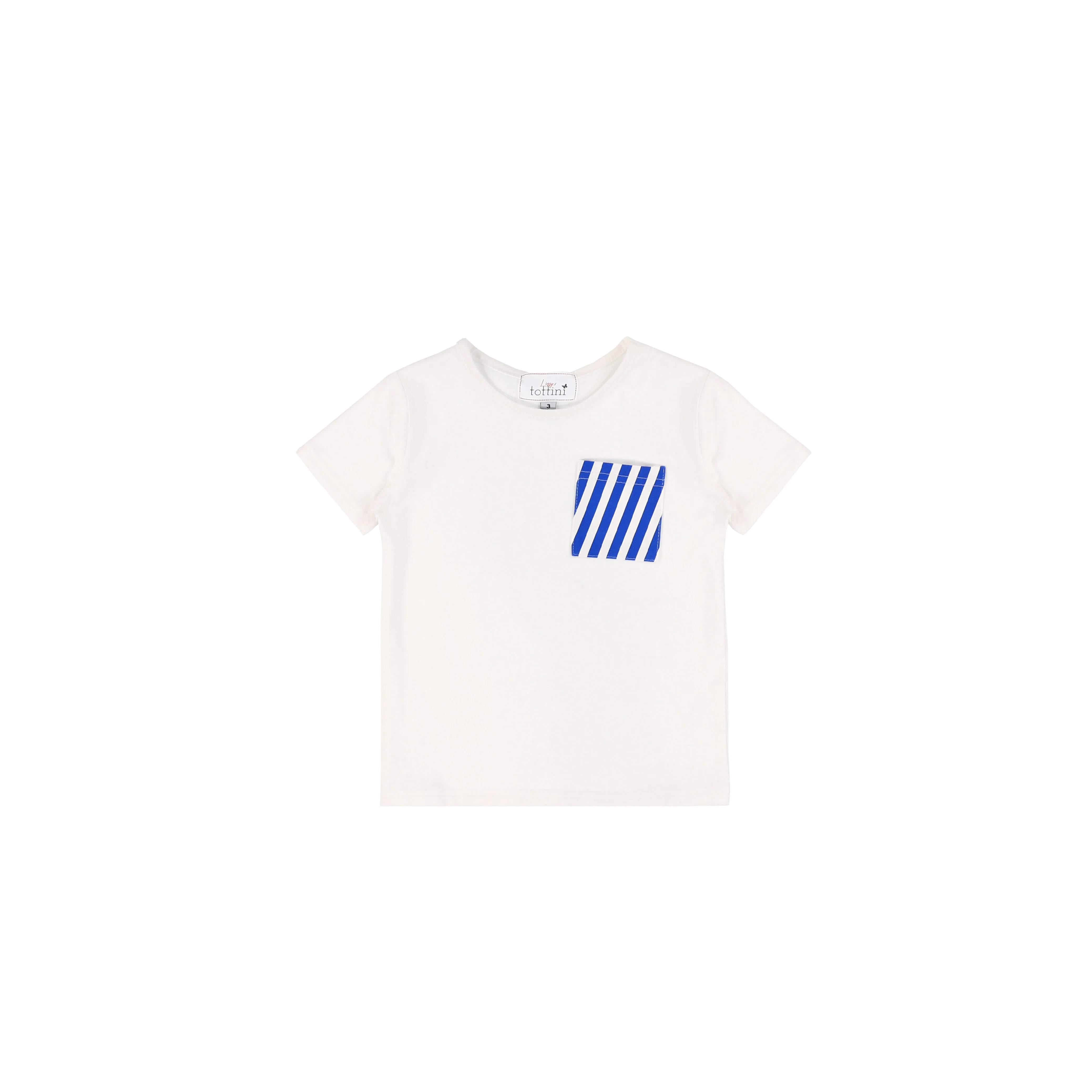 SHORT SLEEVES STRIPE POCKET TEE