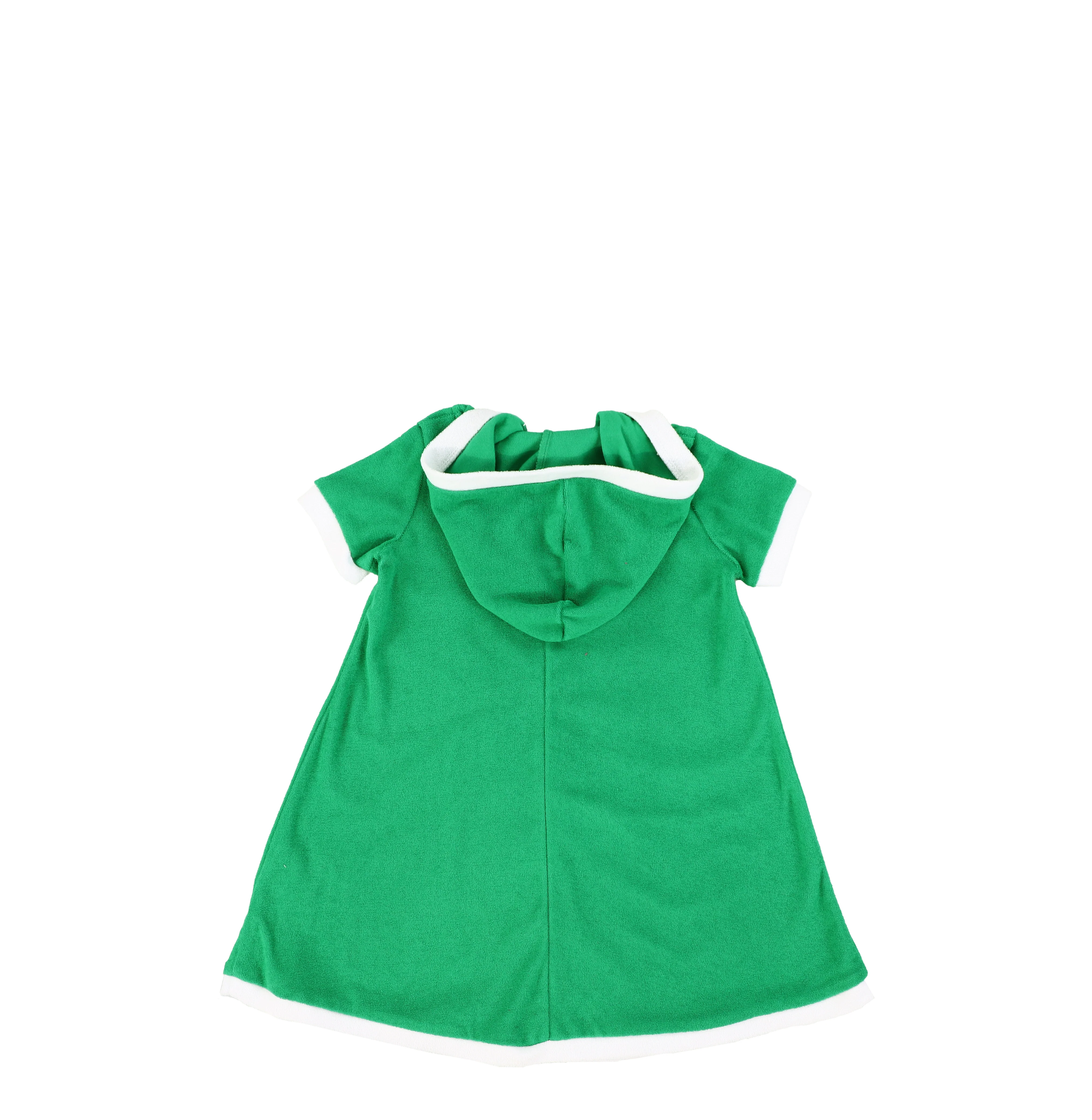 SHORT SLEEVES TERRY TRIM DRESS - Image 4