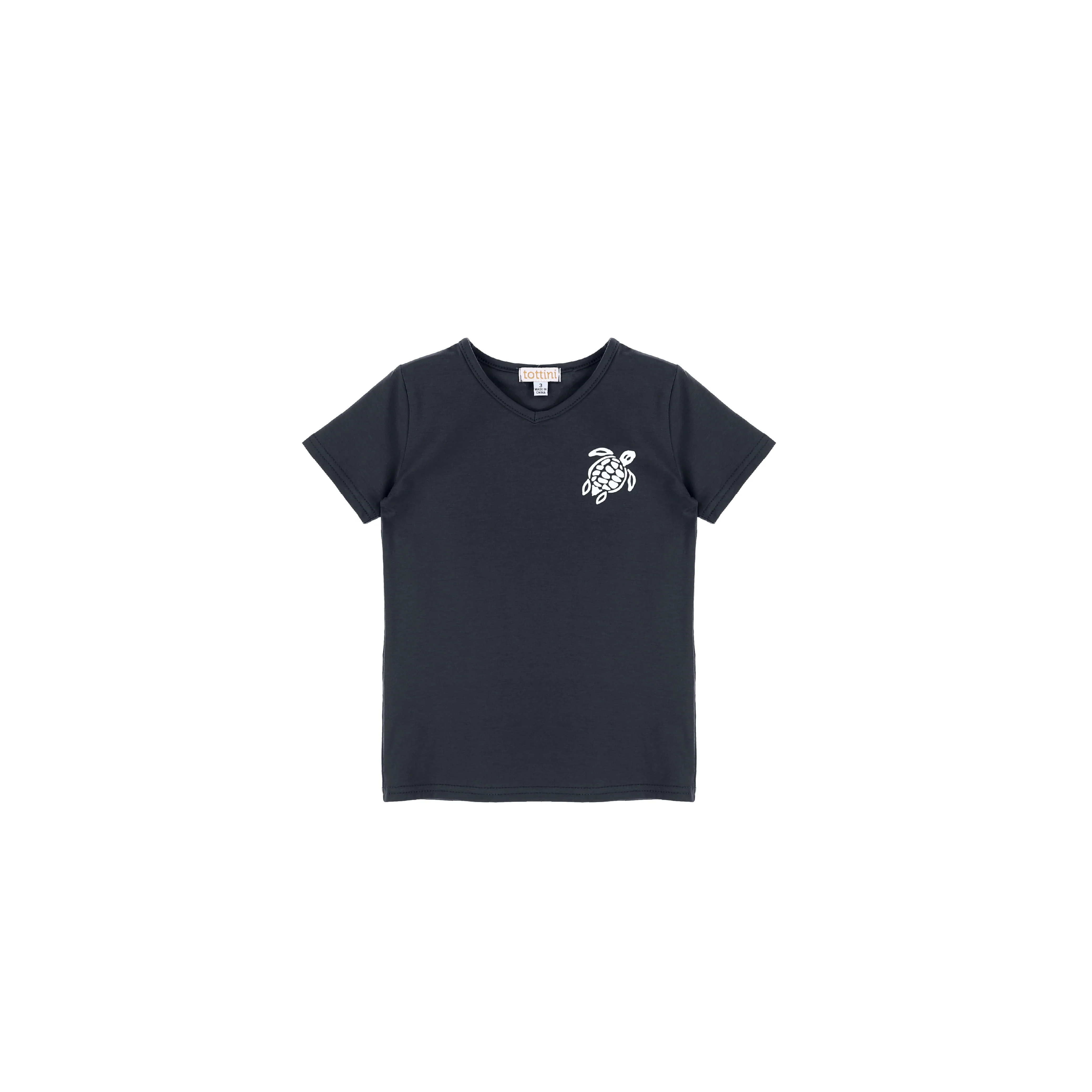 SHORT SLEEVES TURTLE PRINT TSHIRT