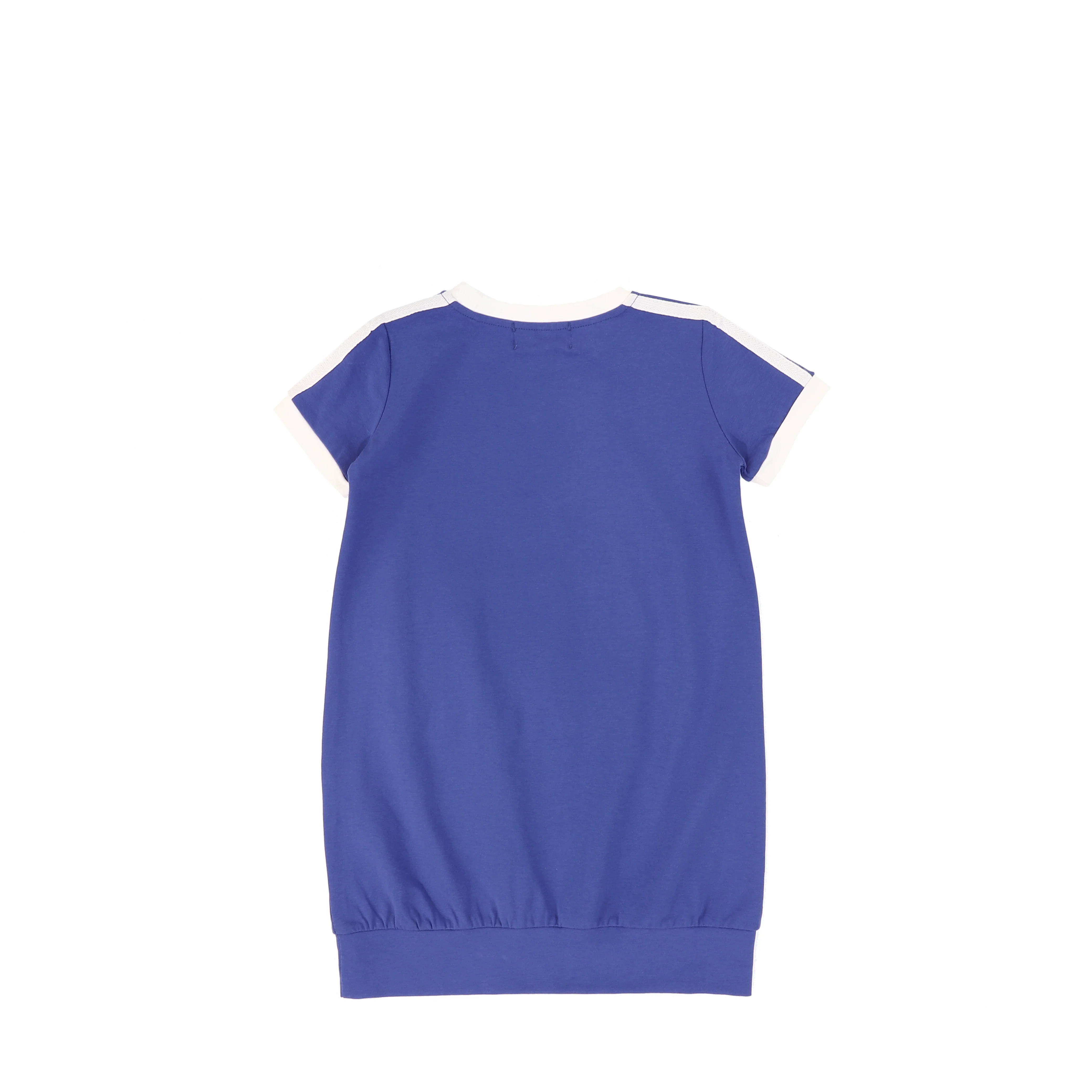 SHORT SLEEVES VARSITY STRIPE DRESS - Image 4
