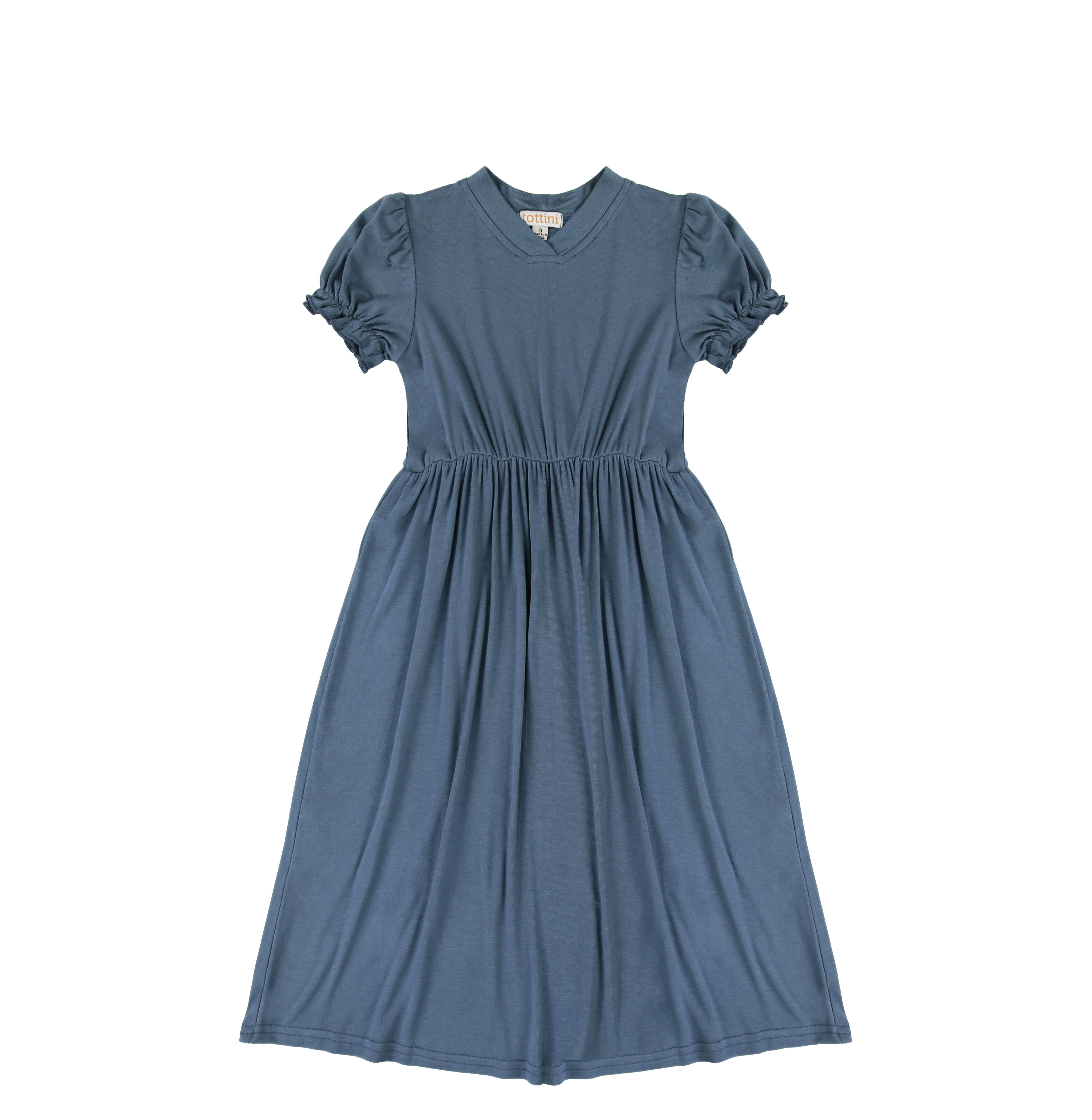 SHORT SLEEVES VNECK MAXI DRESS - Image 3