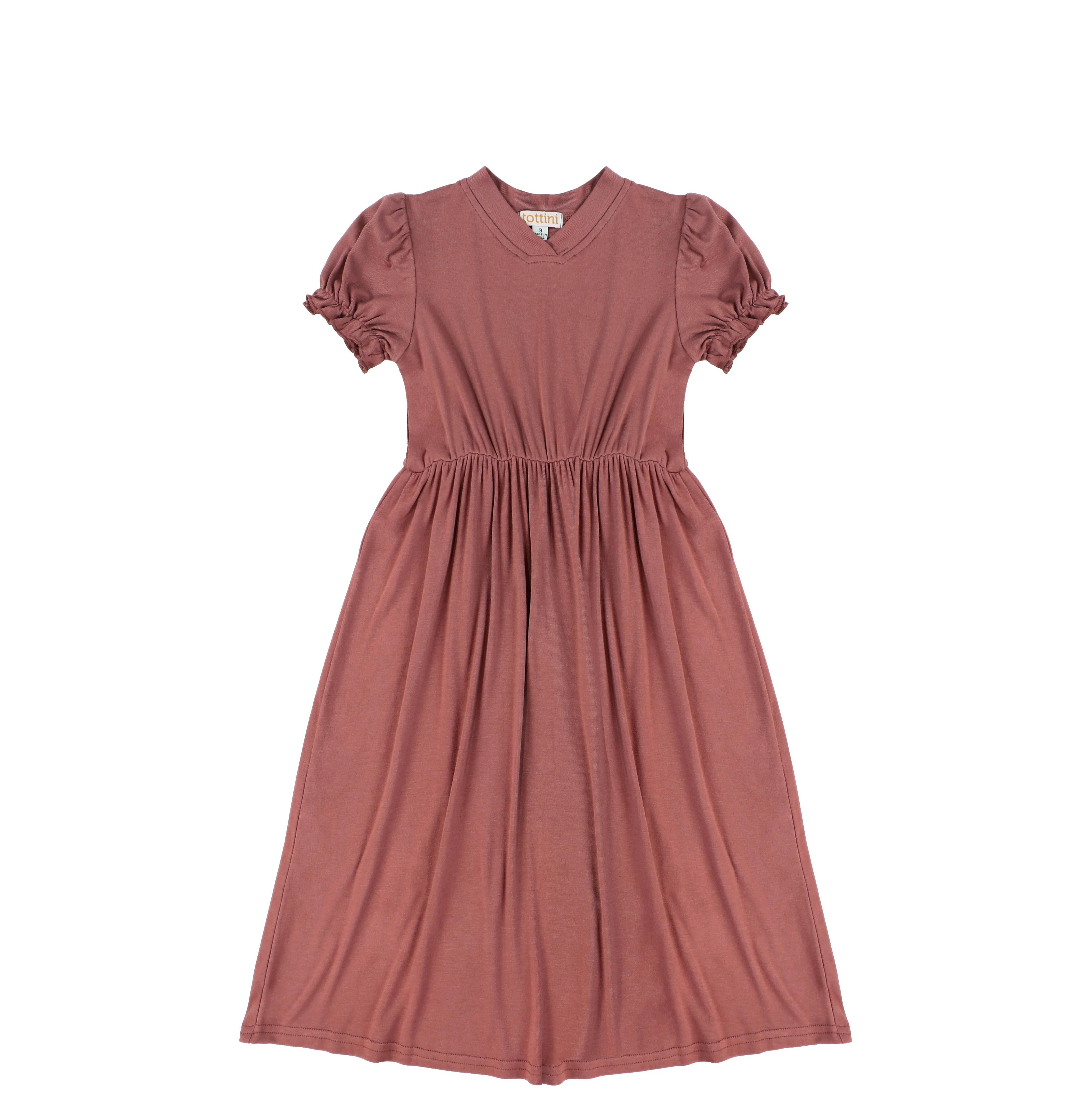 SHORT SLEEVES VNECK MAXI DRESS - Image 4