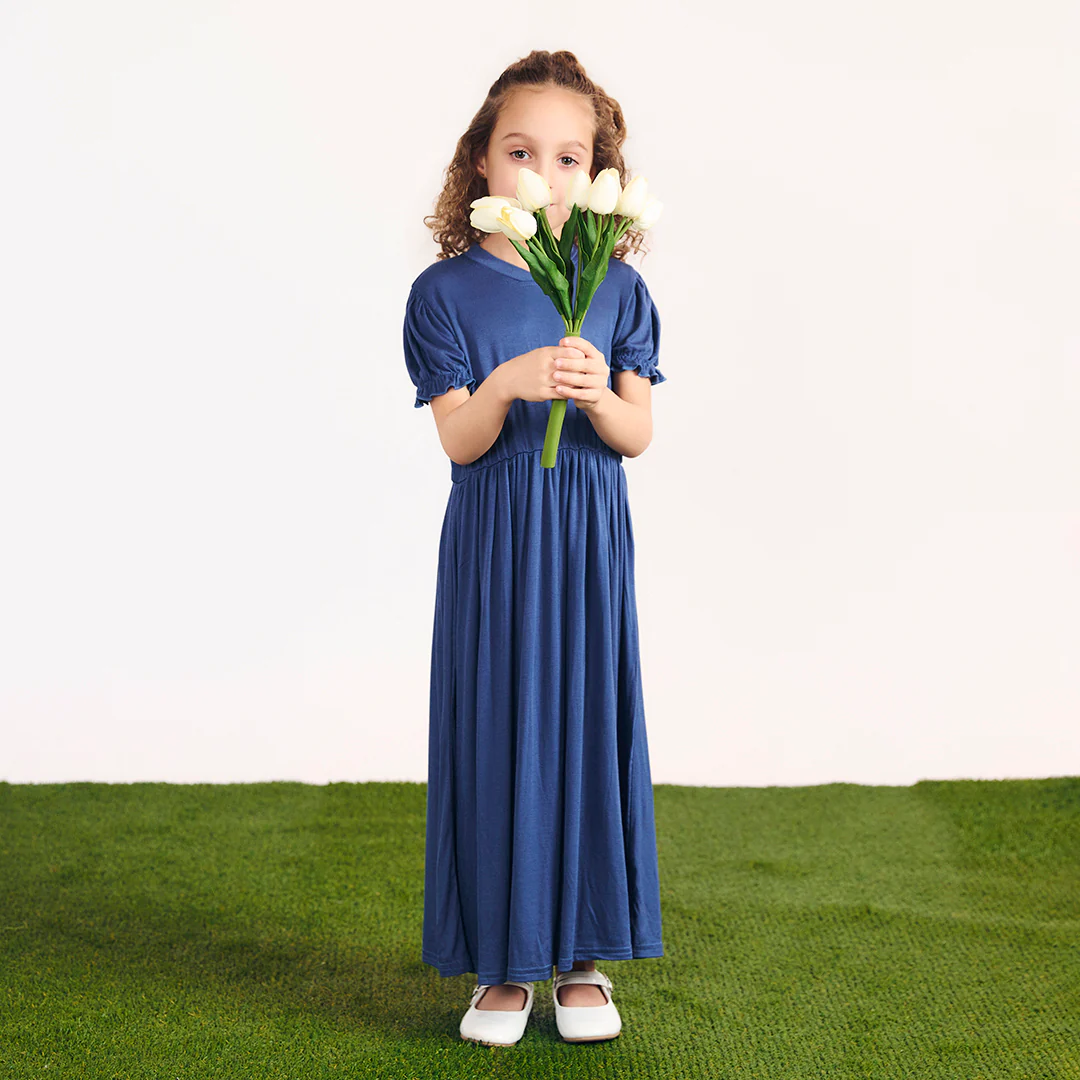 SHORT SLEEVES VNECK MAXI DRESS - Image 6