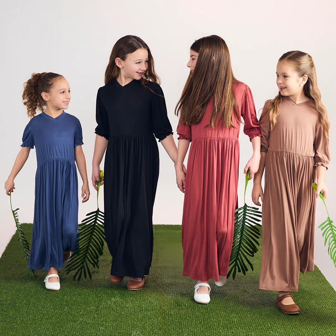 3/4 SLEEVES VNECK MAXI DRESS - Image 7
