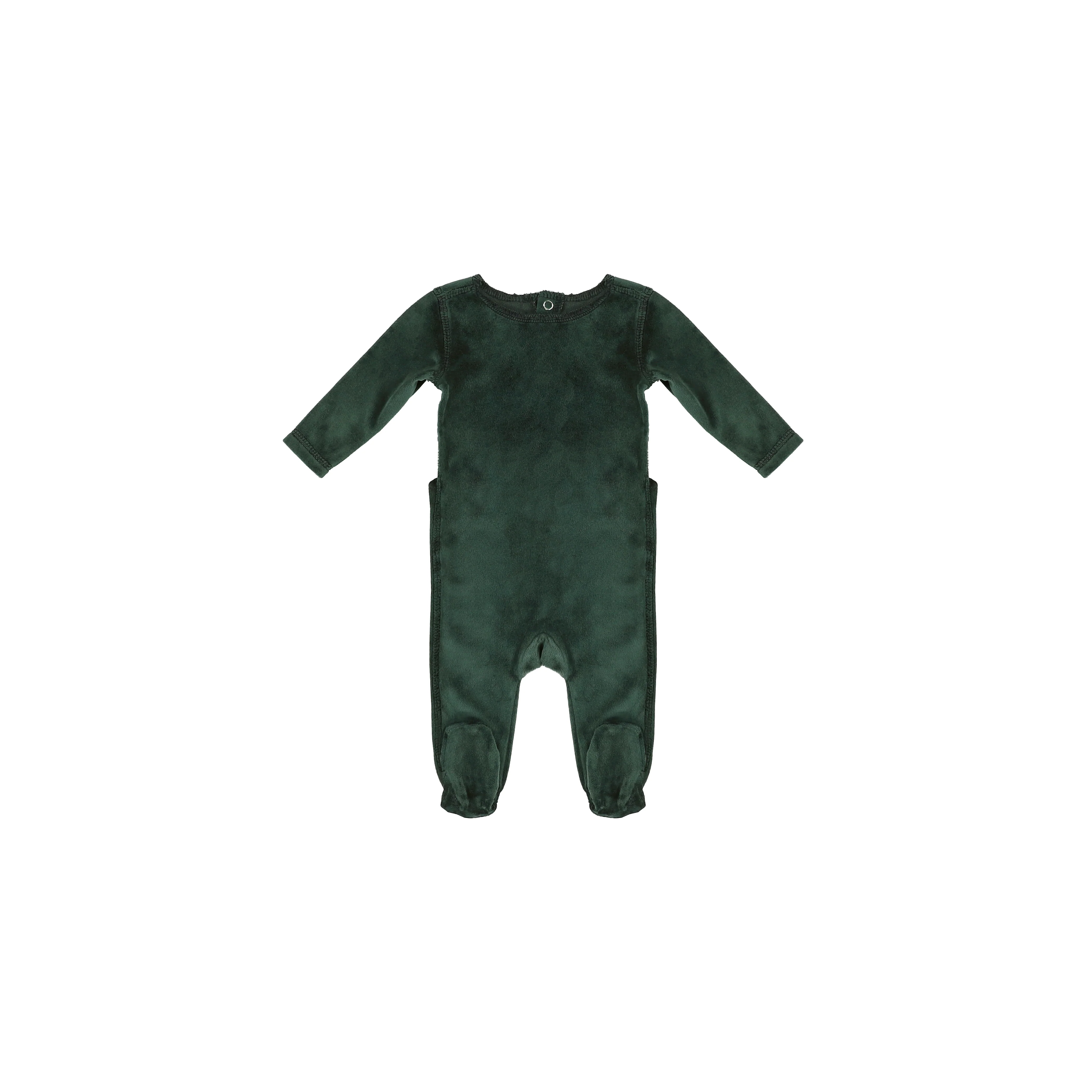 STITCHED VELOUR FOOTIE - Image 3