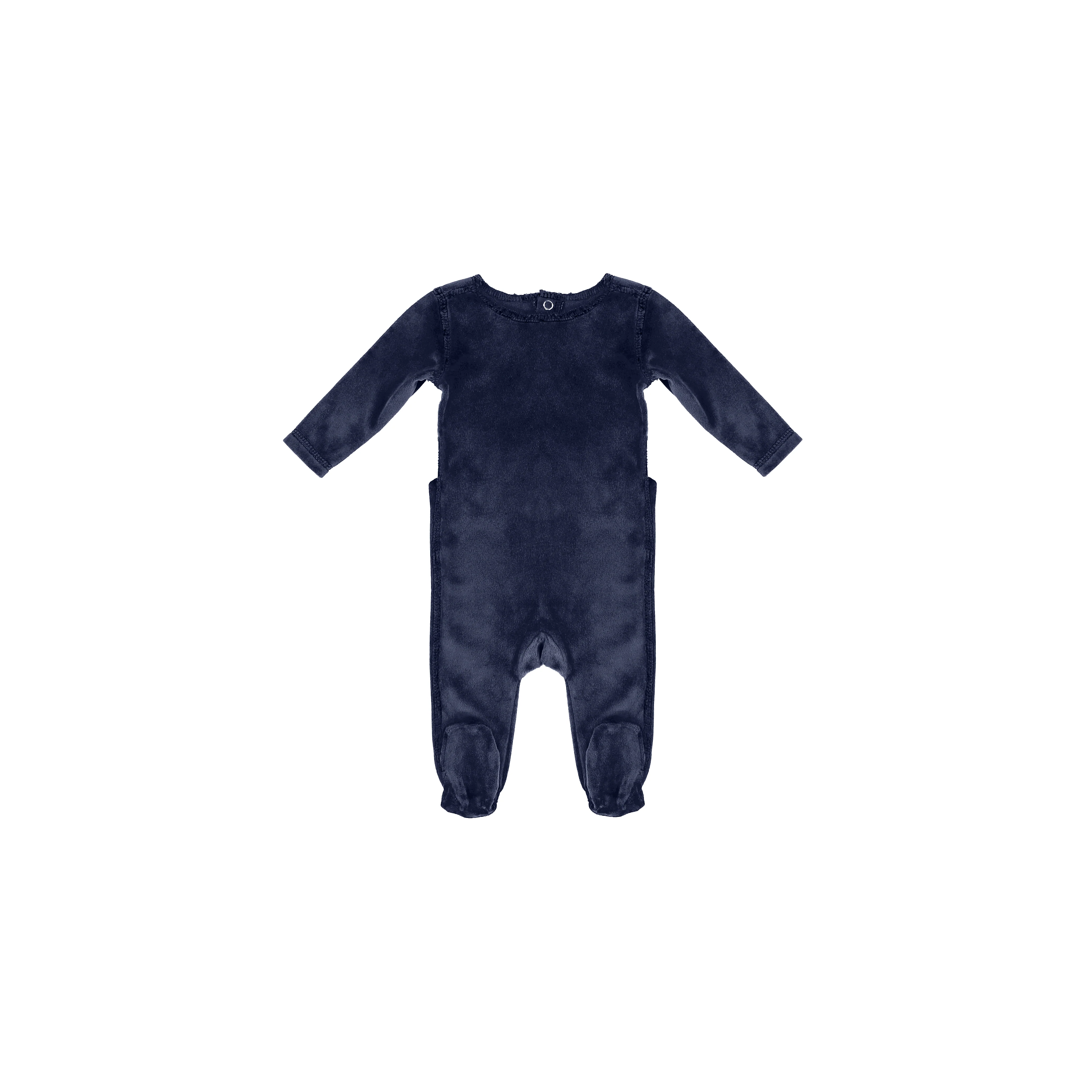 STITCHED VELOUR FOOTIE - Image 4