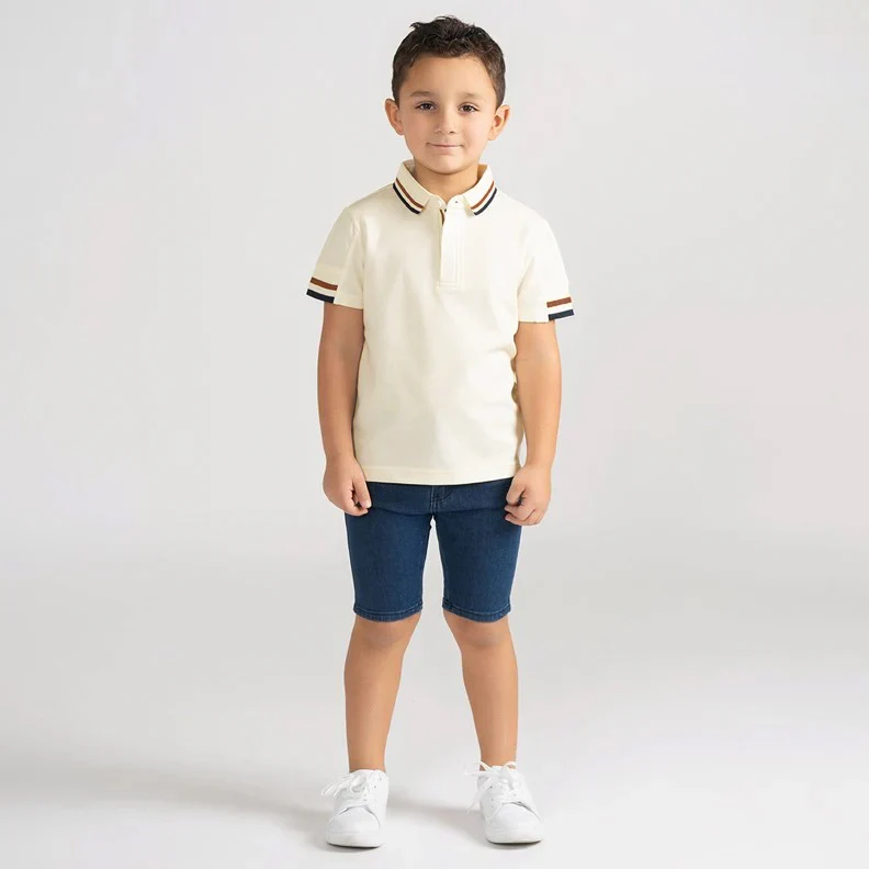 STRIPE TRIM POLO - Image 4