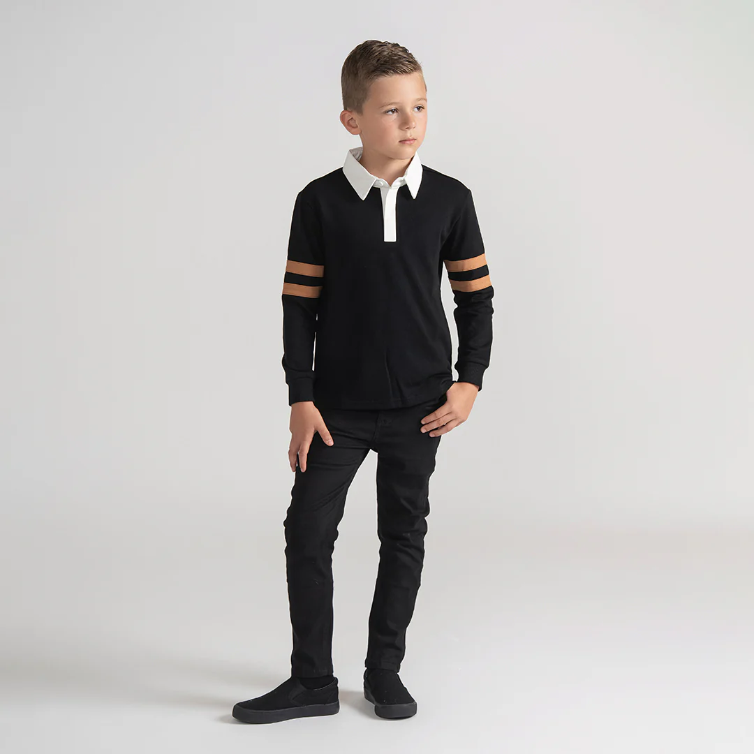 STRIPED SLEEVE POLO - Image 6