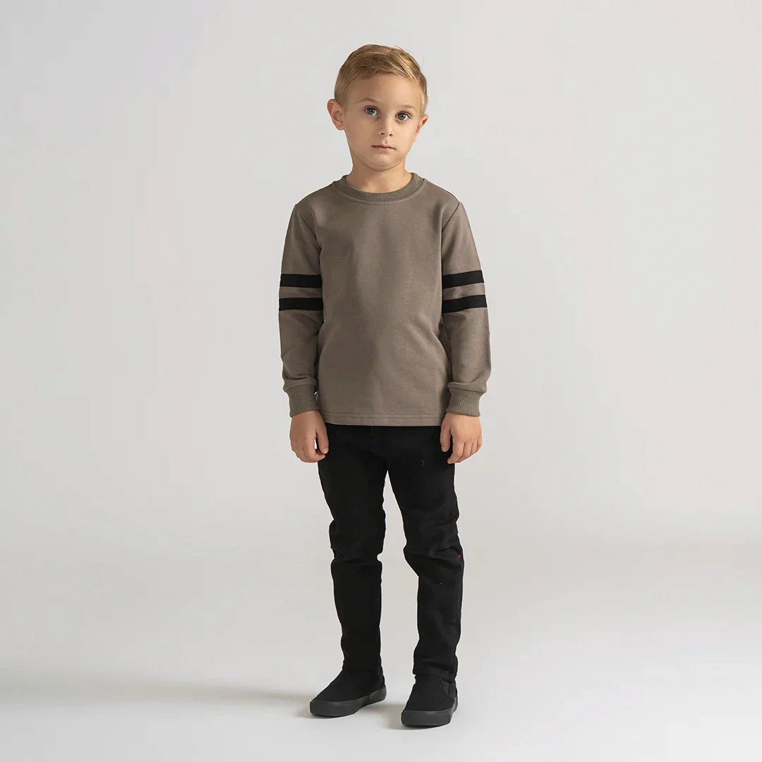 STRIPED SLEEVE SWEATSHIRT - Image 6