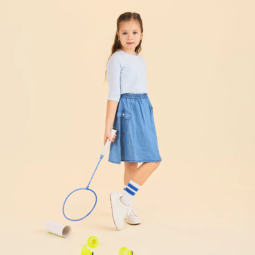 3/4 SLEEVES PASTEL STRIPED TSHIRT - Image 5