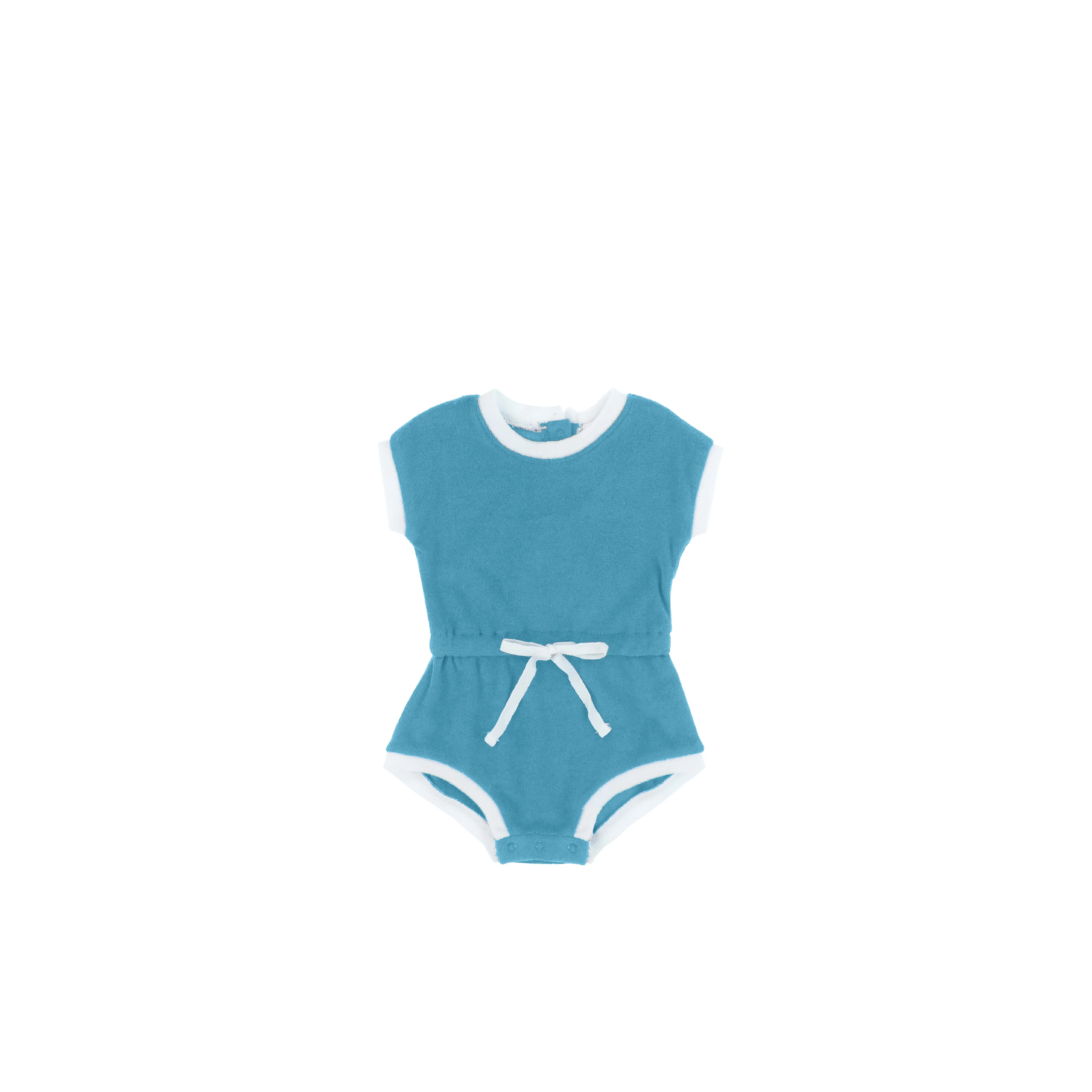 TERRY TRIM ROMPER