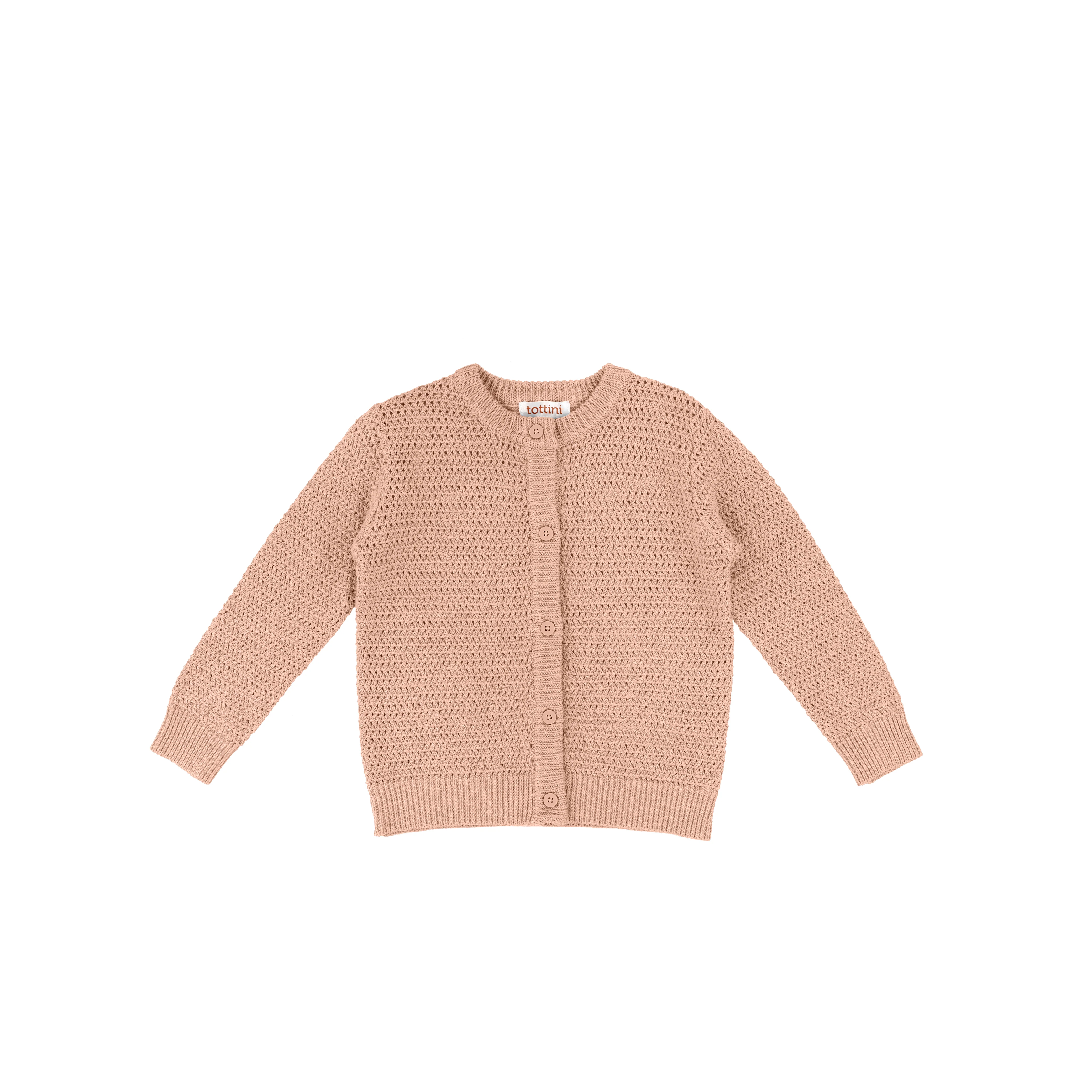TEXTURED CREWNECK CARDIGAN - Image 4