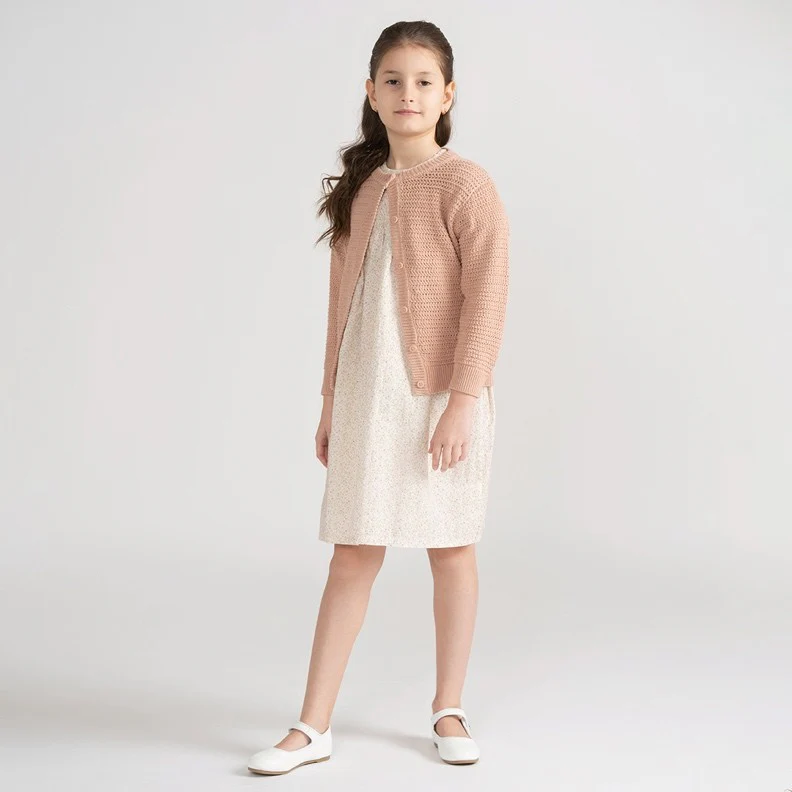 TEXTURED CREWNECK CARDIGAN - Image 7