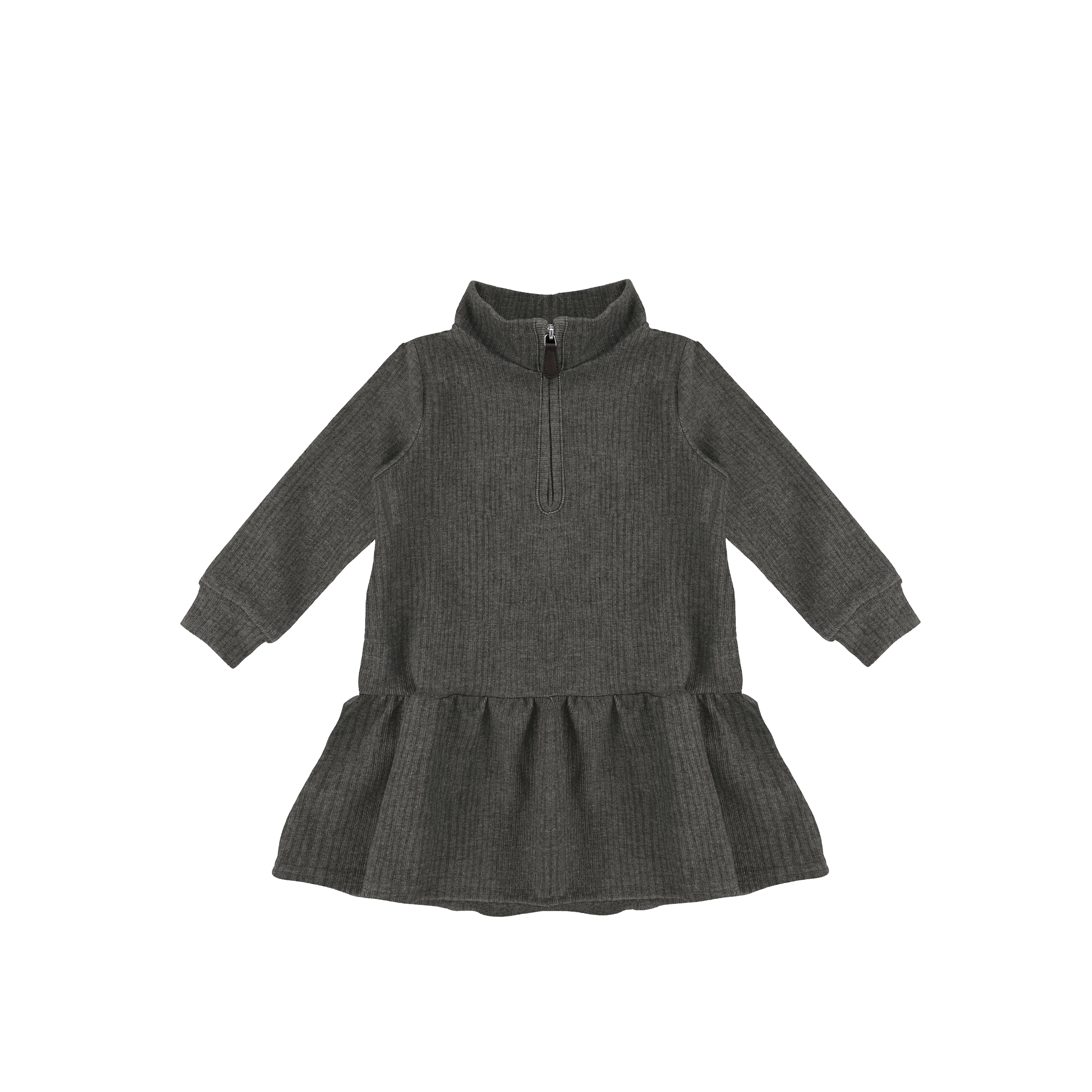 TEXTURED ZIP DRESS - Image 2