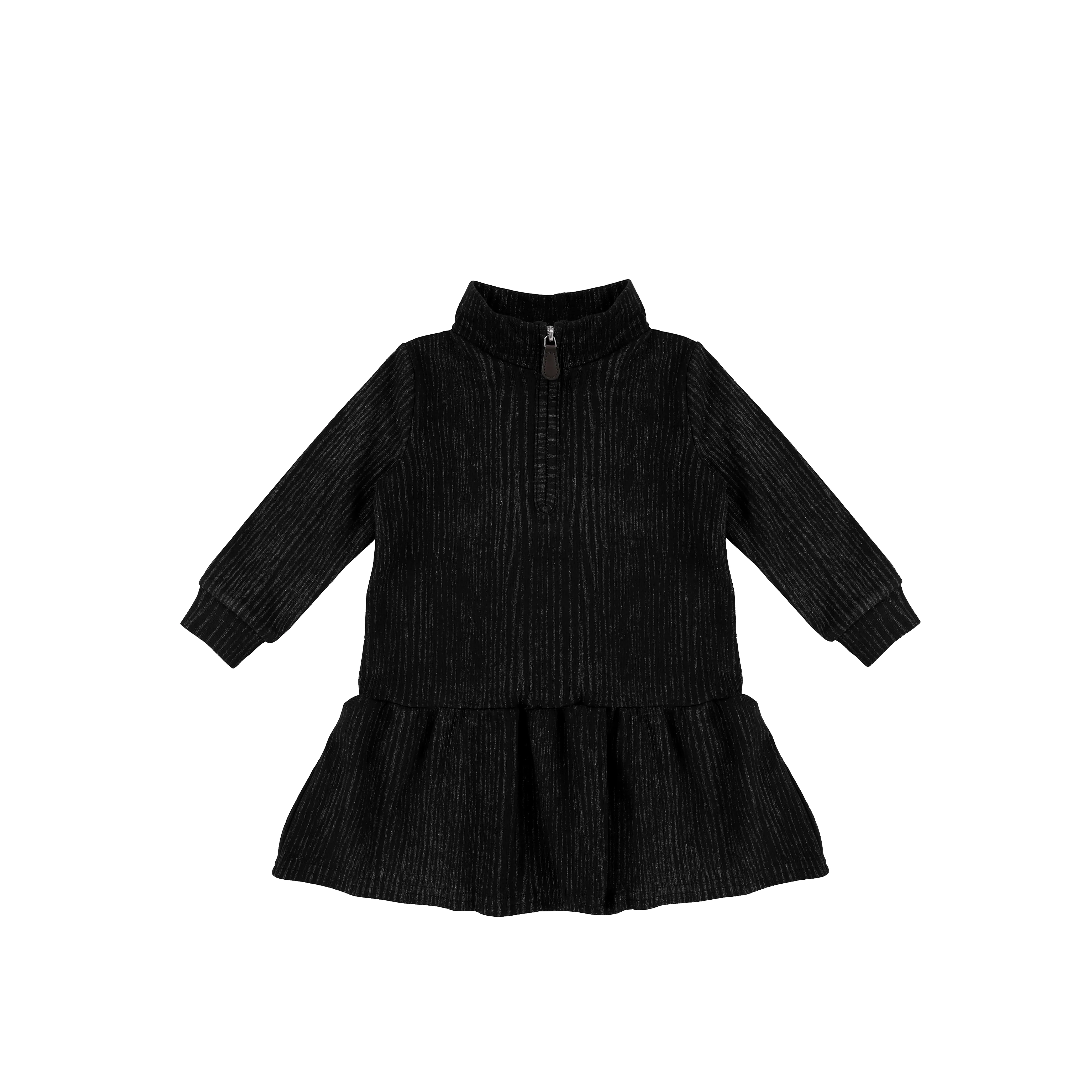 TEXTURED ZIP DRESS - Image 4