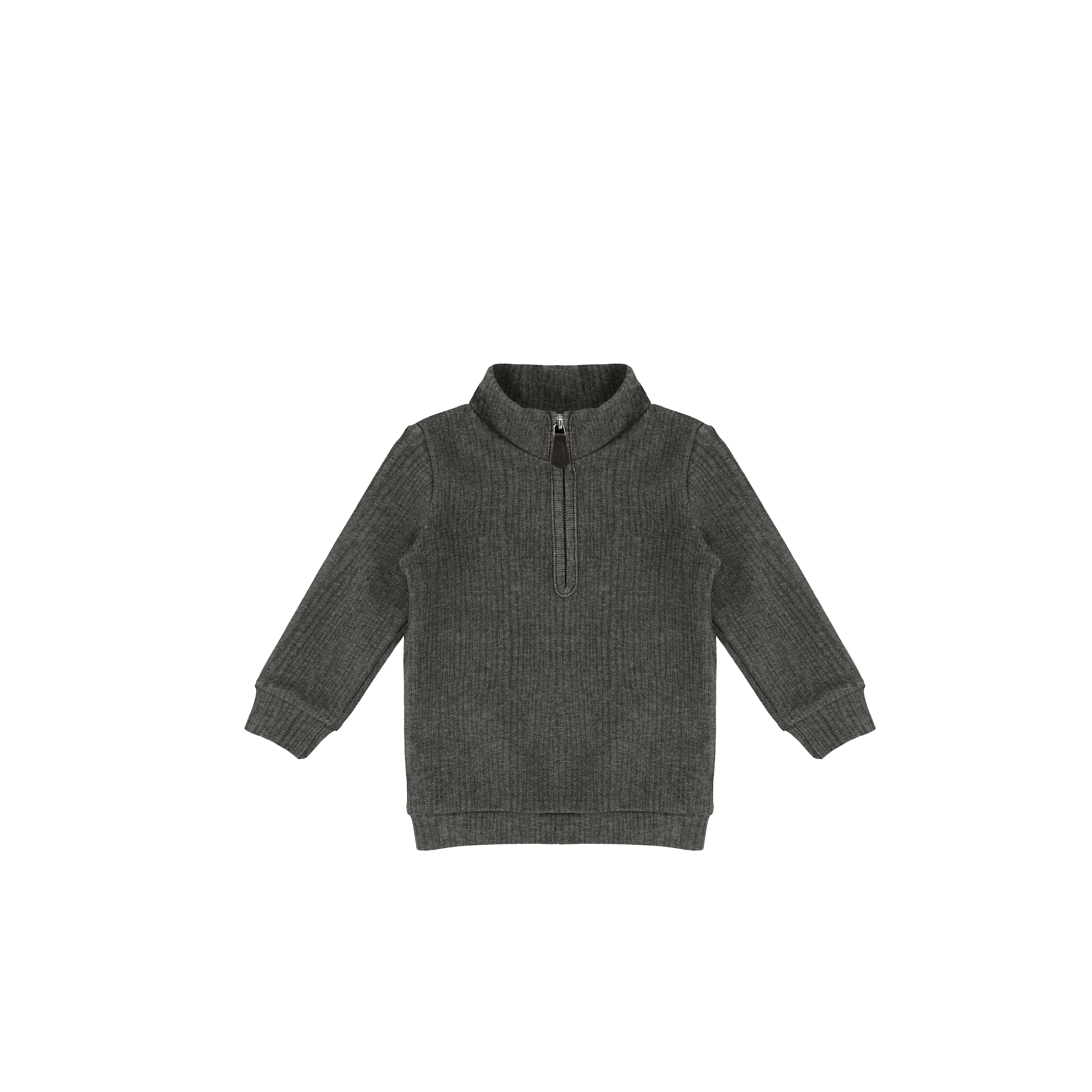 TEXTURED ZIP SWEATSHIRT - Image 4