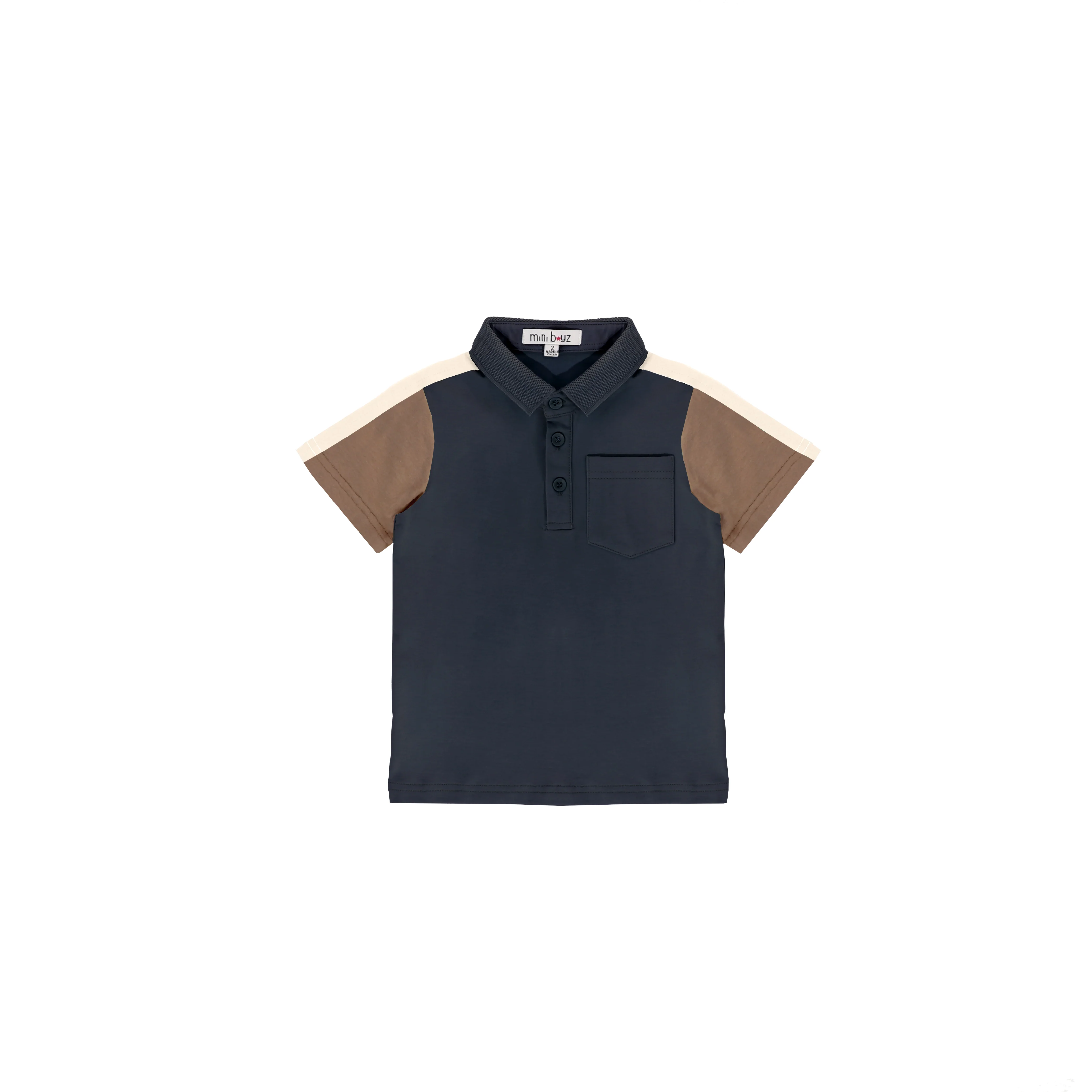 TWO TONE SLEEVE POLO - Image 3