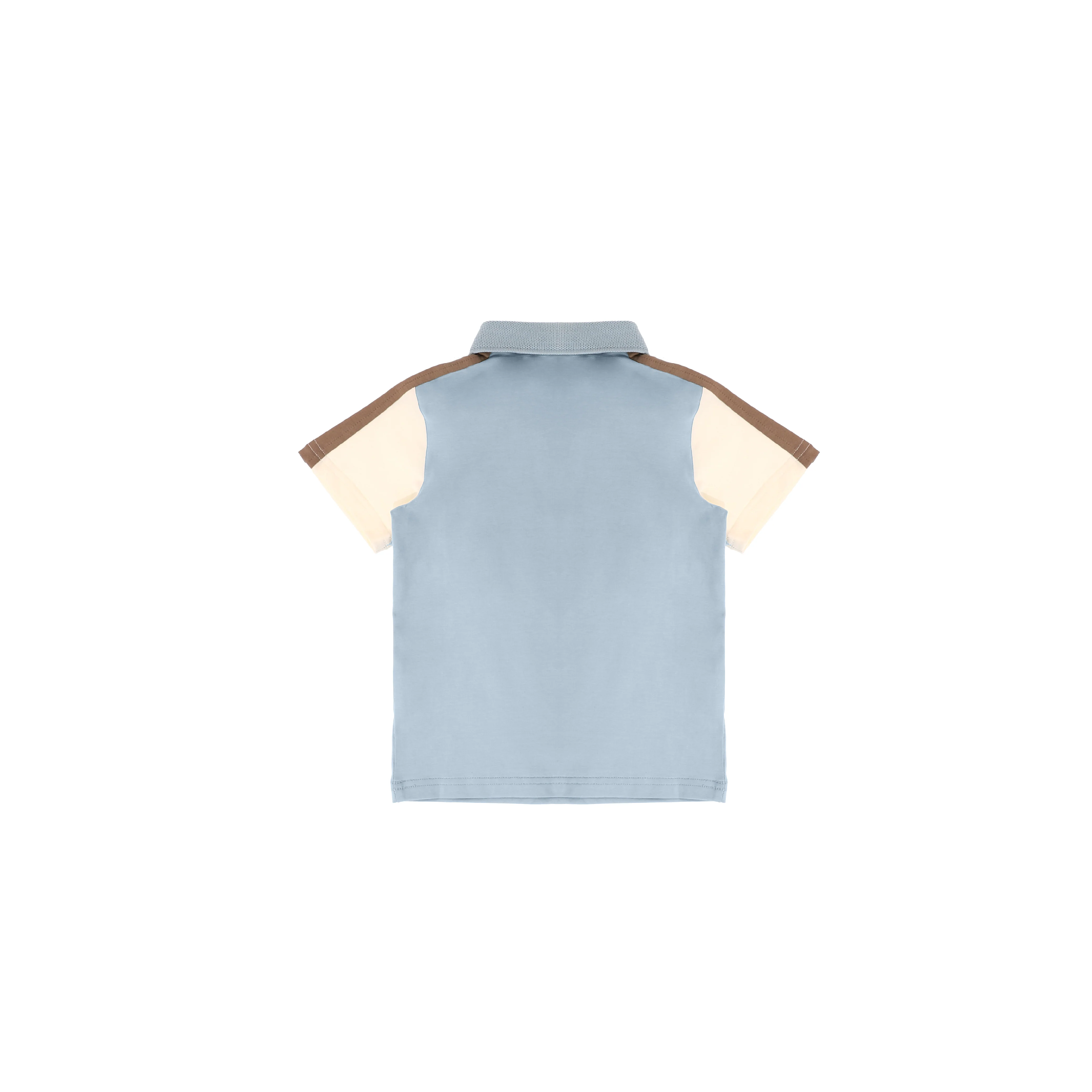 TWO TONE SLEEVE POLO - Image 4