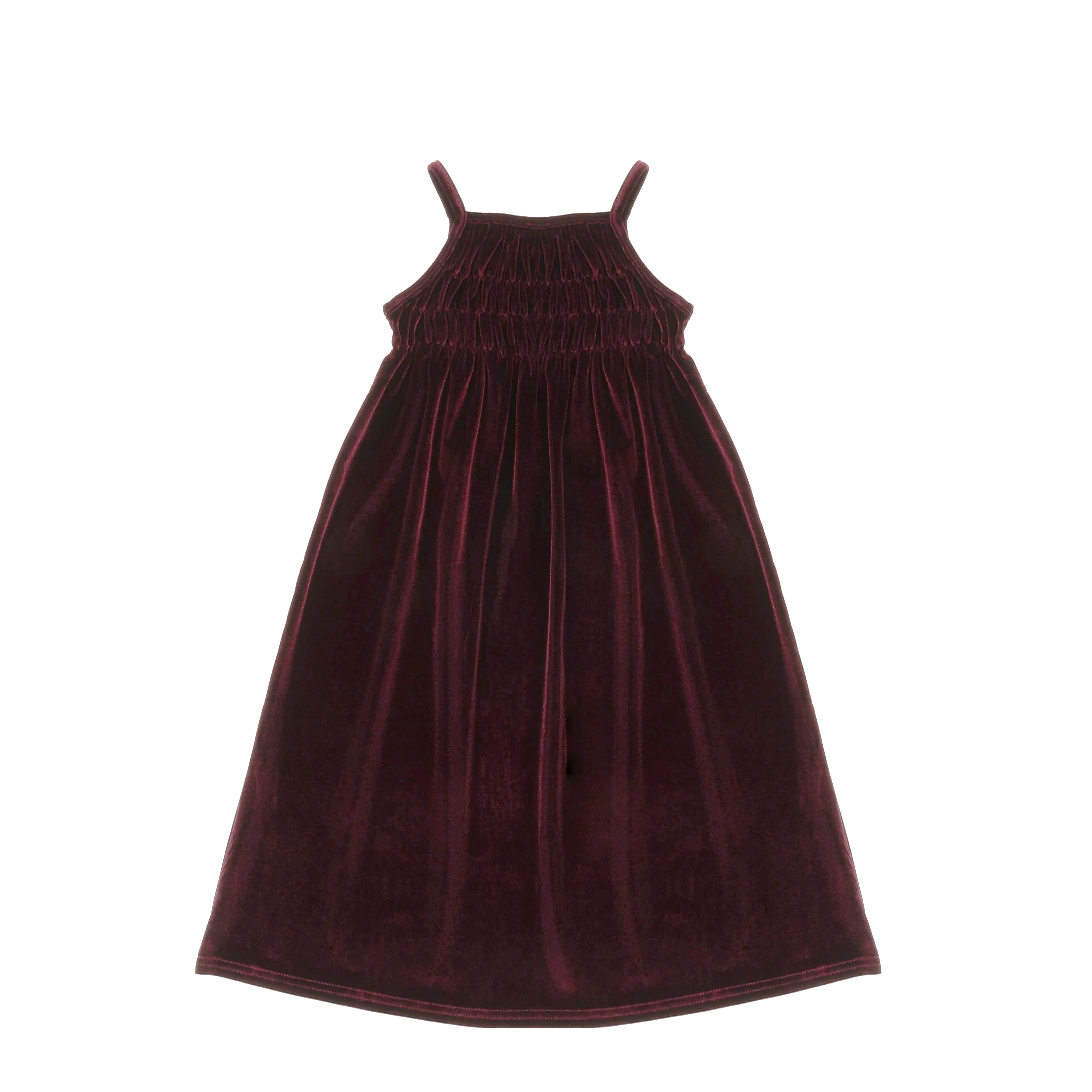 VELOUR SMOCKED MAXI JUMPER - Image 2