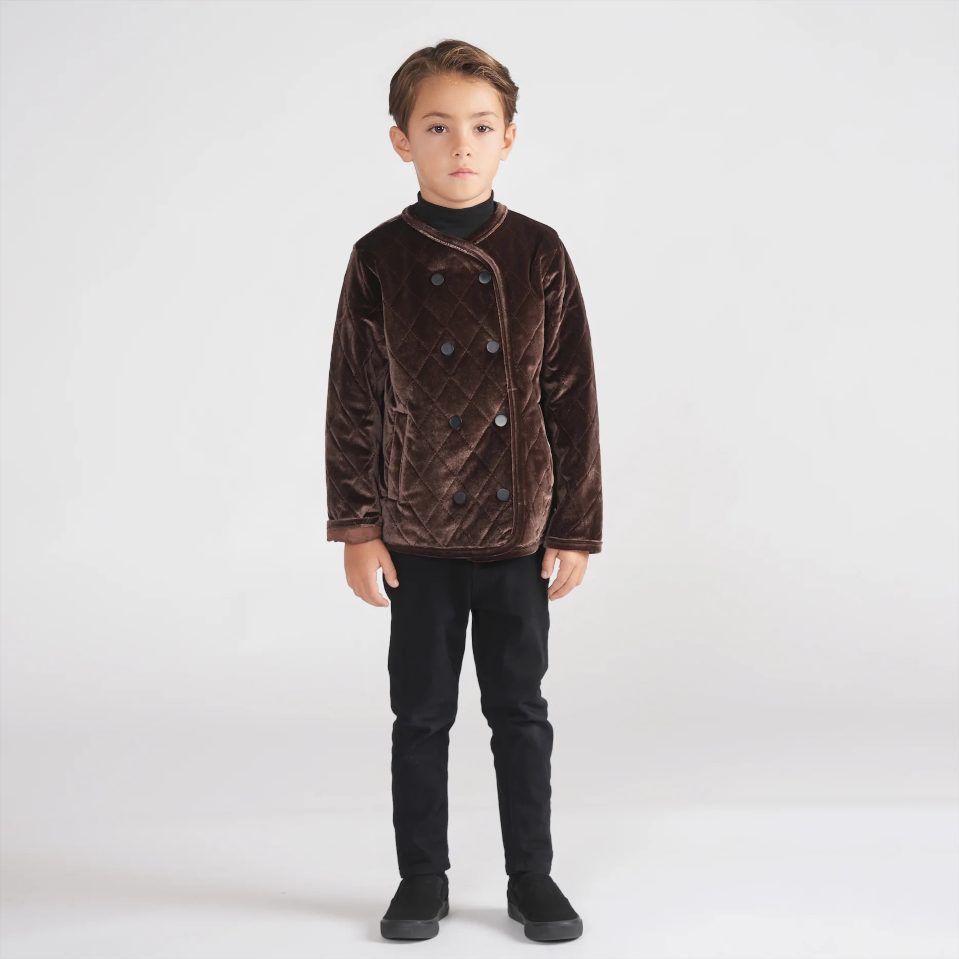 VELVET SNAP JACKET - Image 4