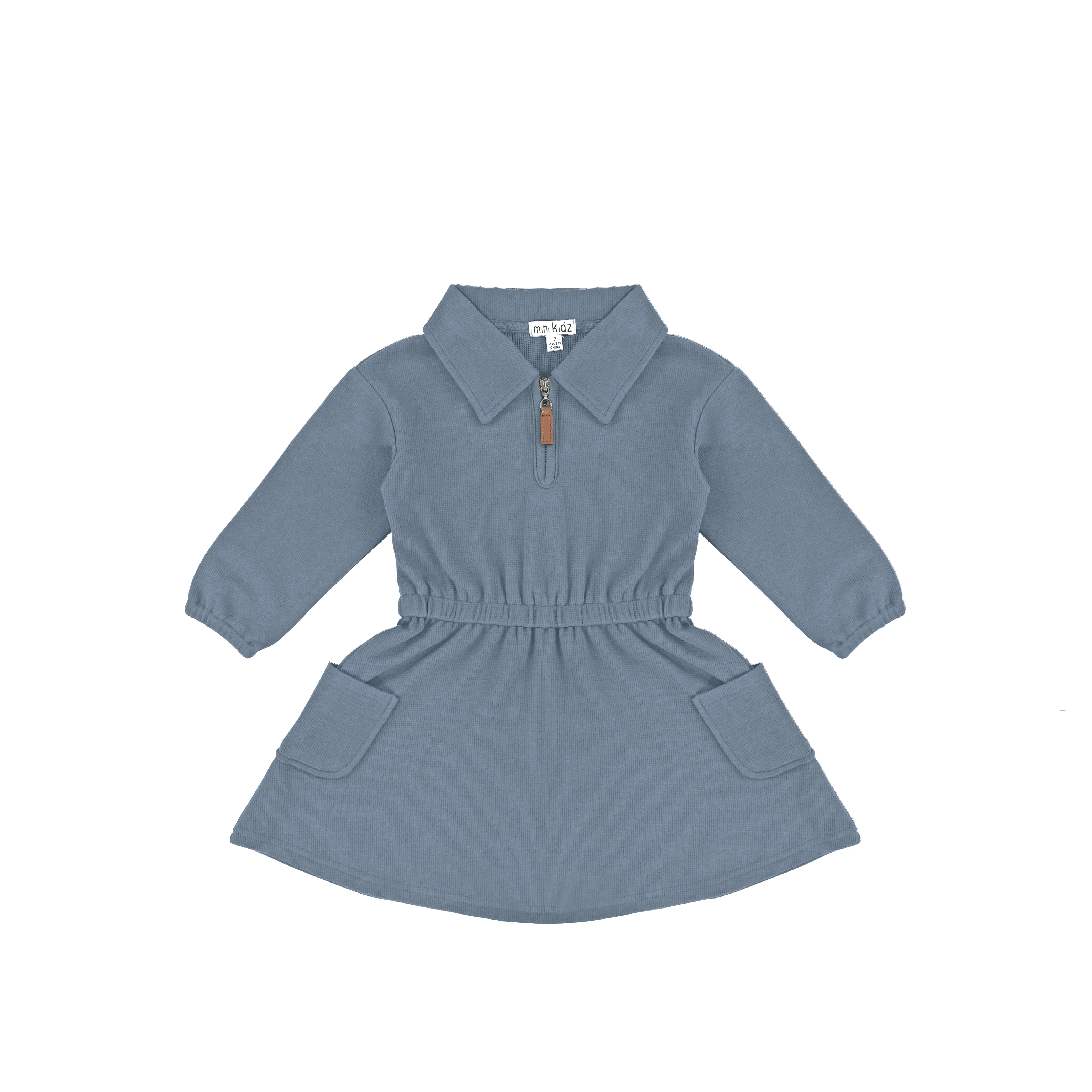 WAFFLE POCKET DRESS - Image 2