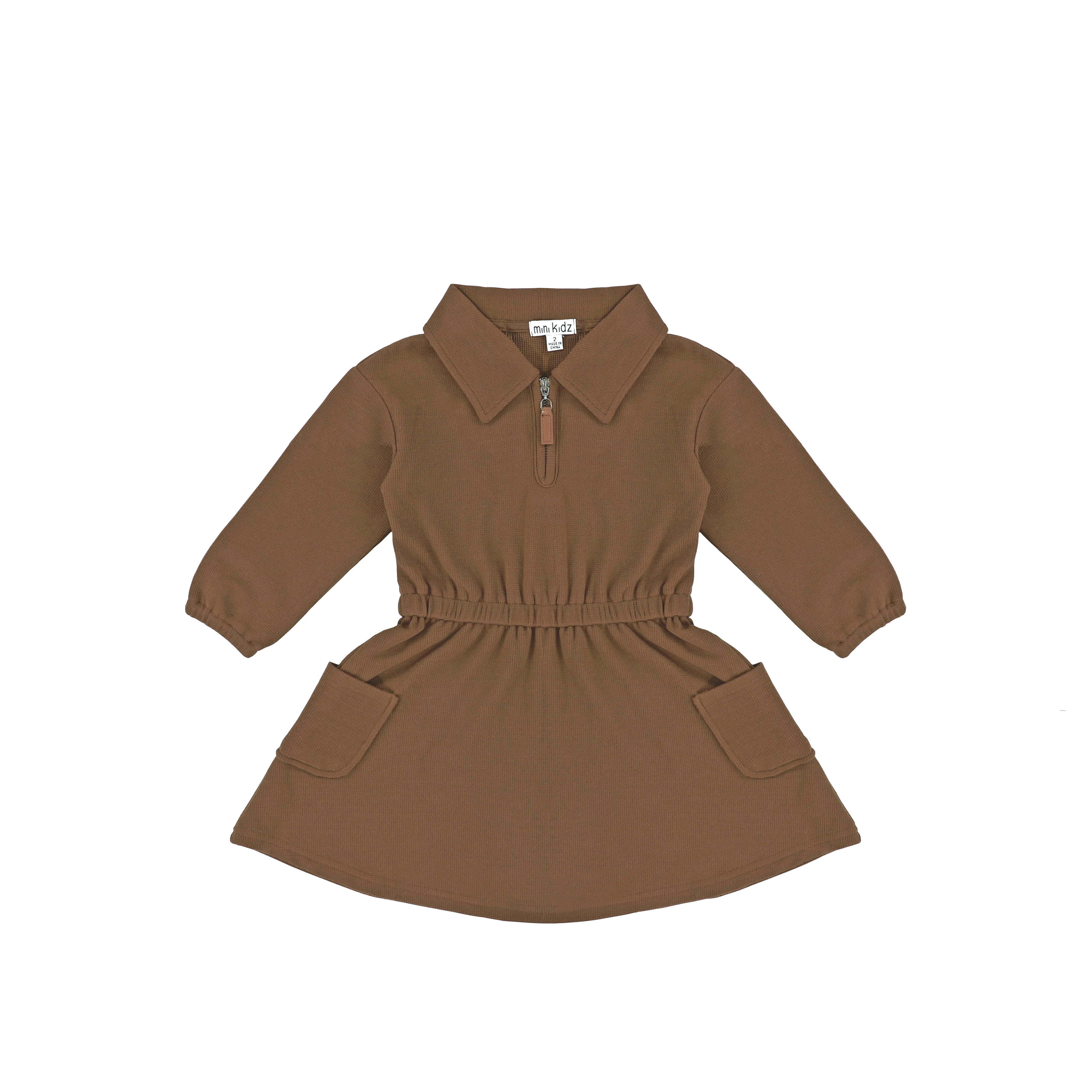 WAFFLE POCKET DRESS - Image 4